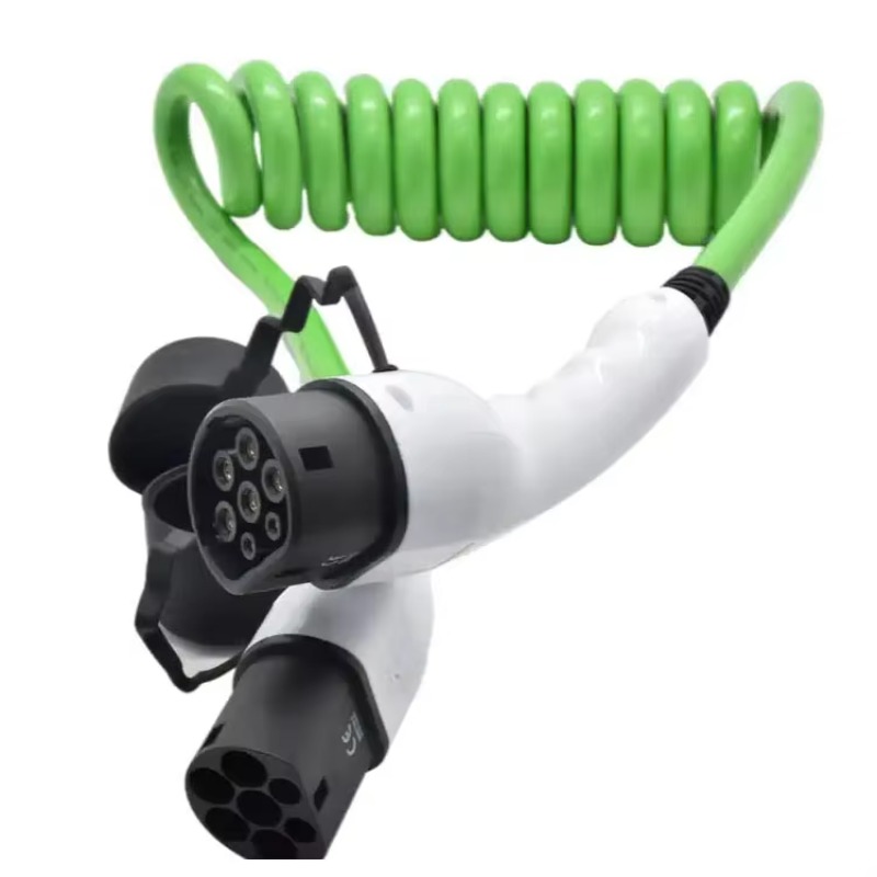 Ev Charging Cable - IEC 62196 32A Tek Fazlı Spiral