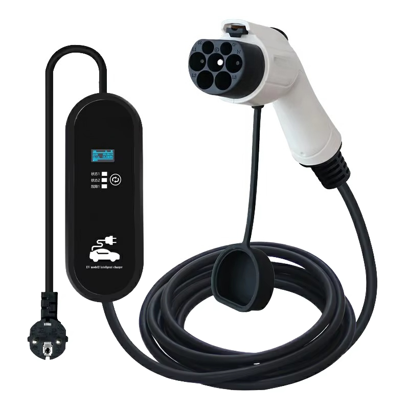 Ev Charging Pile - Avrupa Standartı Fişli Çok Fonksiyonlu Taşınabilir
