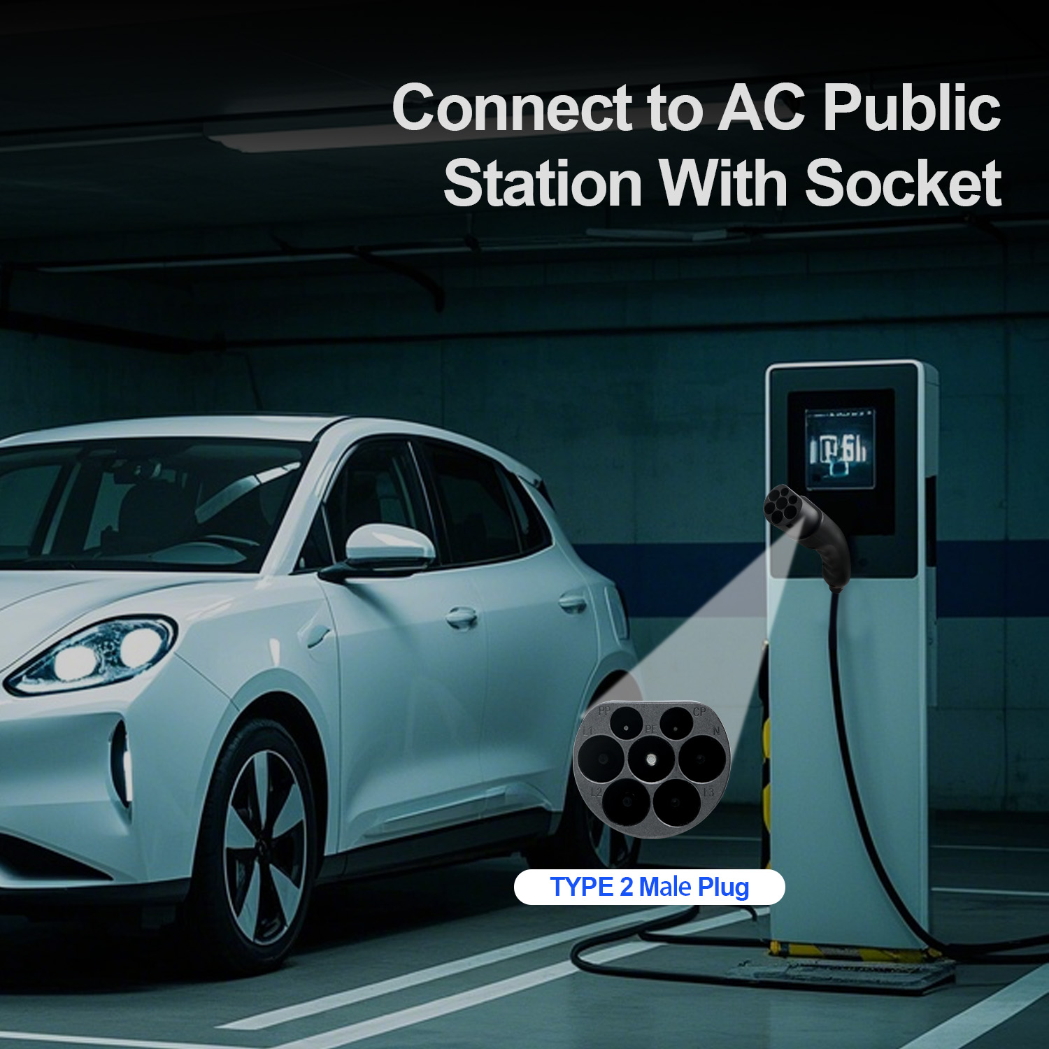 Kolanky EV Tip 2 Erkek Fiş 1P/ - Ev Charging Cable incelemesi ve fiyatı